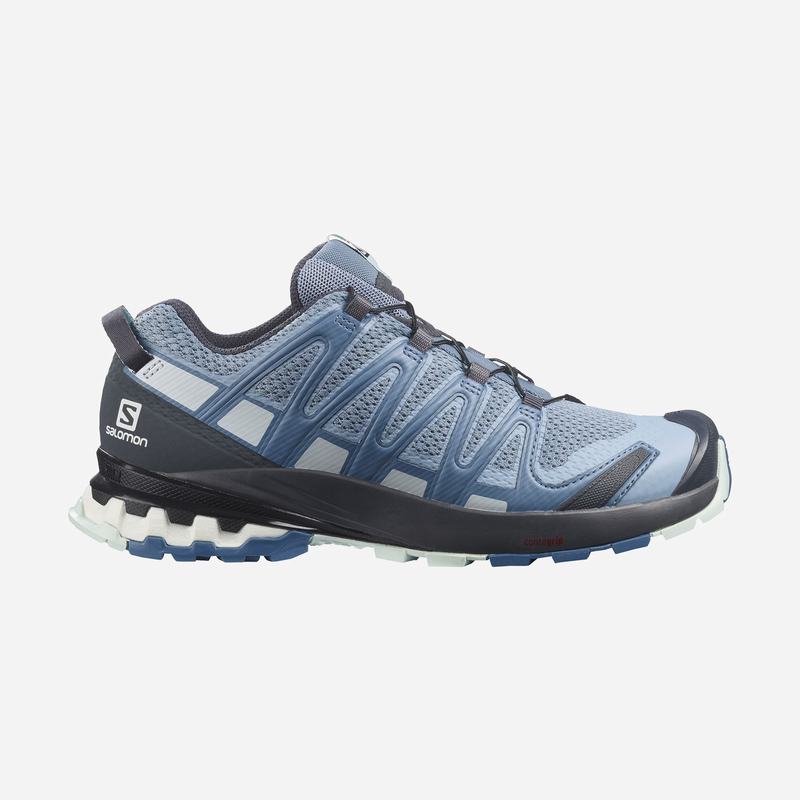 SALOMON UK XA PRO 3D V8 - Womens Hiking Shoes Blue,XCHO09872